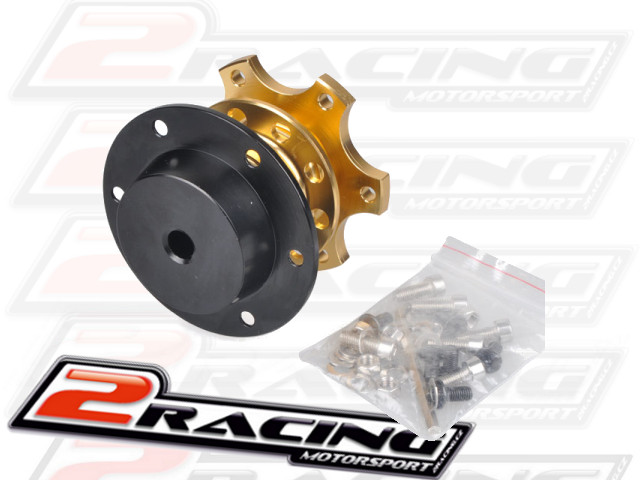 Závodní rychlosnímatelná nába k volantu RACING -Quick Snap Off steering s tlačítkem klaksonu