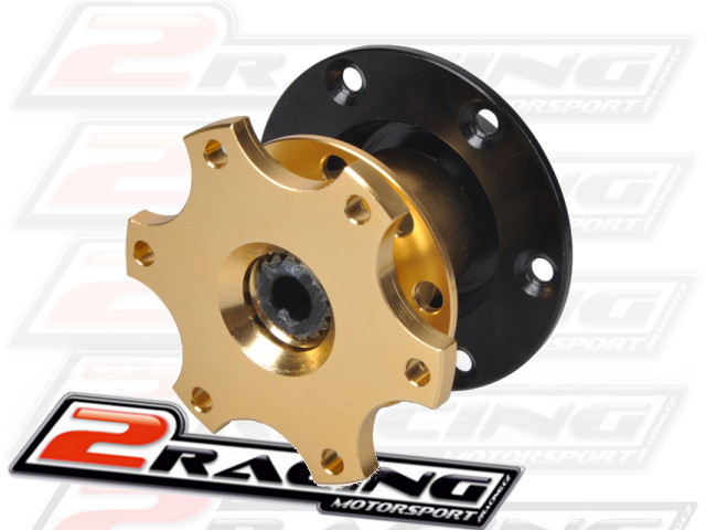 Závodní rychlosnímatelná nába k volantu RACING -Quick Snap Off steering s tlačítkem klaksonu