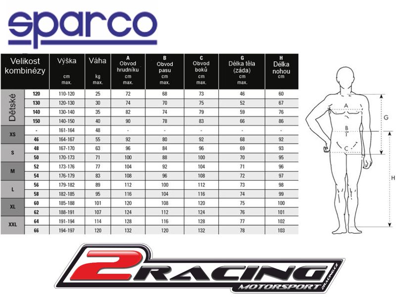 Sparco Rookie závodní kombinéza motokárová a hobby automobilové závody