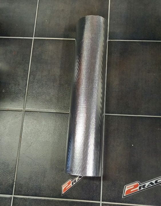 Samolepicí žáruvzdorná reflexní, tepelná izolace- pružné plátno s hliníkovou fólií 304 x 609 mm