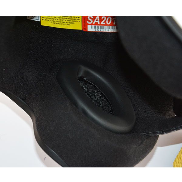 Integrální závodní helma Circuit HANS FIA 8859-2015 SNELL SA2020 bílo černá RRS