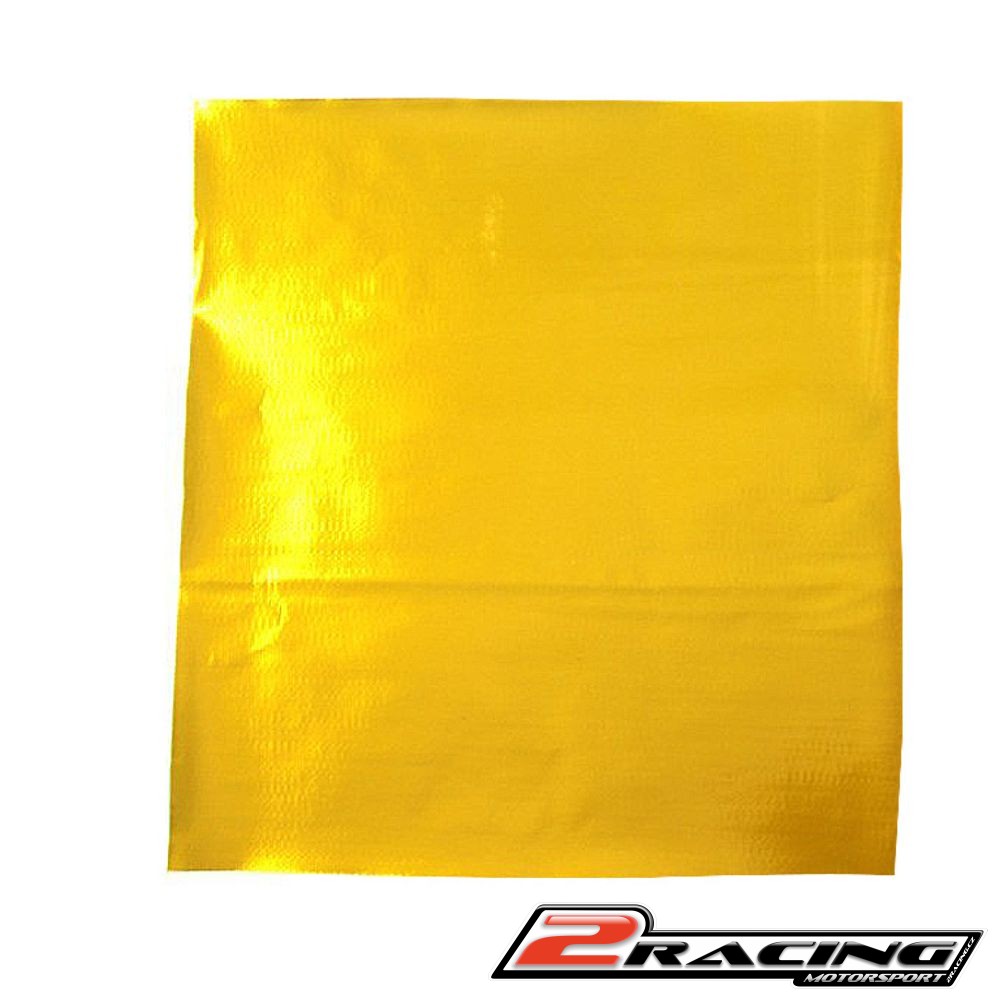 Samolepicí žáruvzdorná reflexní, tepelná izolace- pružné plátno s hliníkovou fólií 30x60cm zlatá