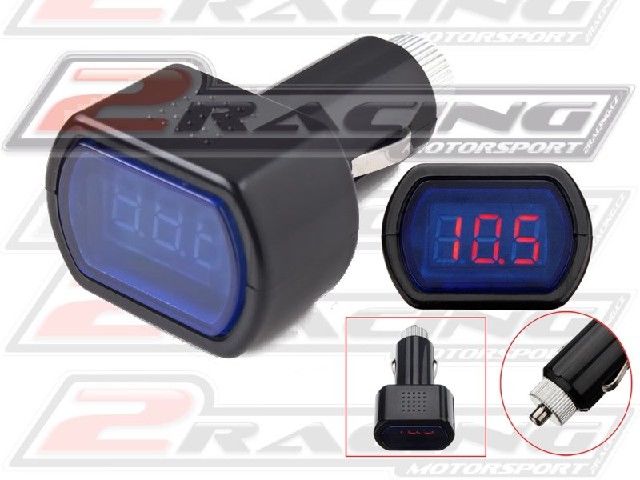 Digitální voltmetr do auta 12V a 24V LED