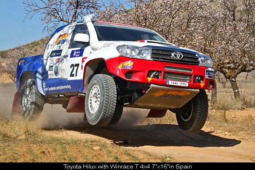 Závodní Alu disk Braid 7x16" Fullrace T Dakar (4x4) - ET (-25 až +50)