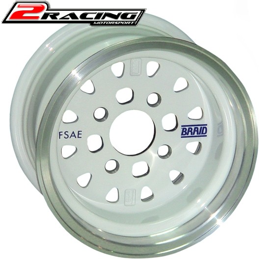 Závodní Alu disk Braid TENRACE FSAE 5 až 8x10"