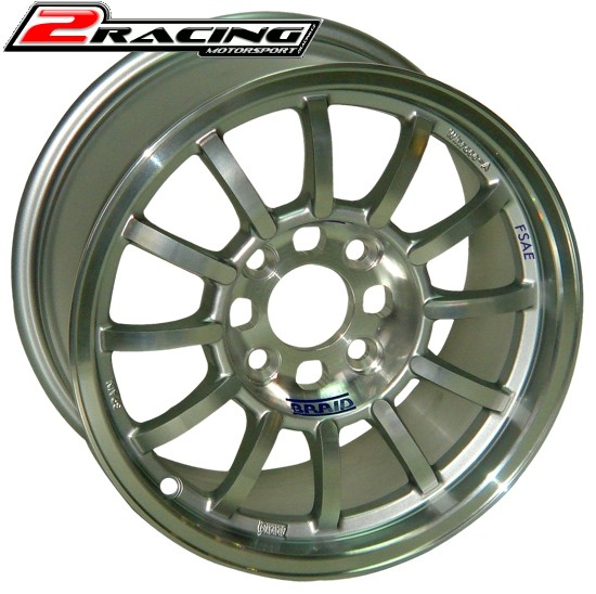 Závodní Alu disk Braid WINRACE FSAE 7x13" ET +11 až +32