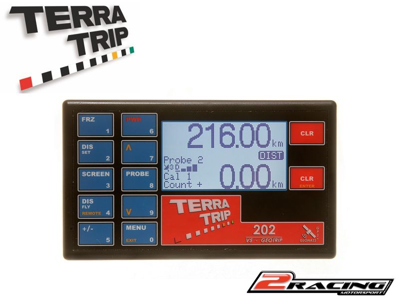Rally tripmaster Terratrip 202 Geo počítač pro spolujezdce GPS