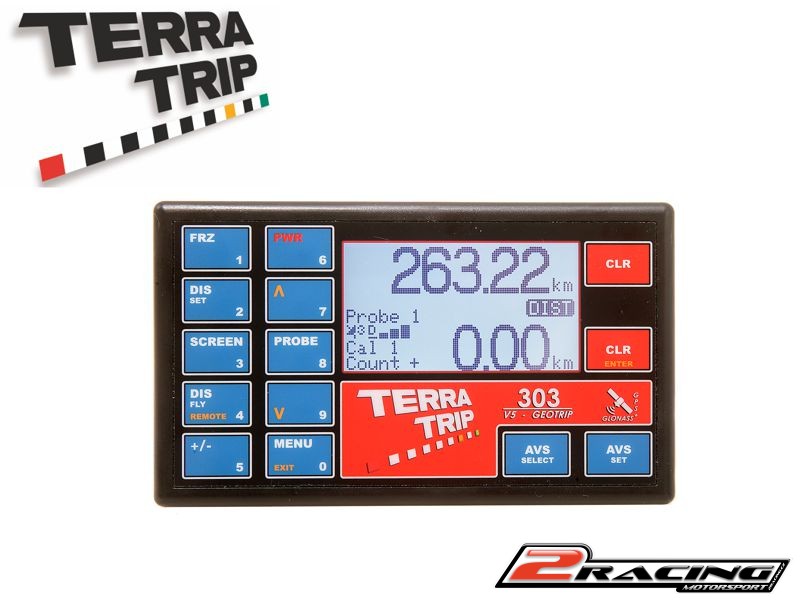 Rally tripmaster Terratrip 303 Geo počítač pro spolujezdce GPS