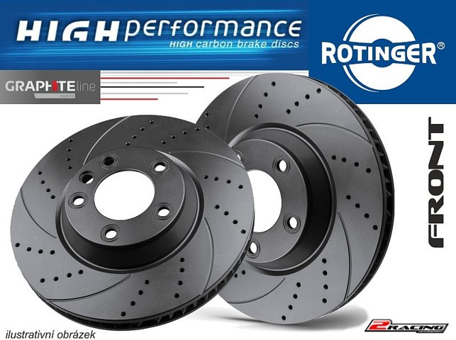 Přední sportovní brzdový kotouč BMW E36, E46, E85 - 2052HP-GL