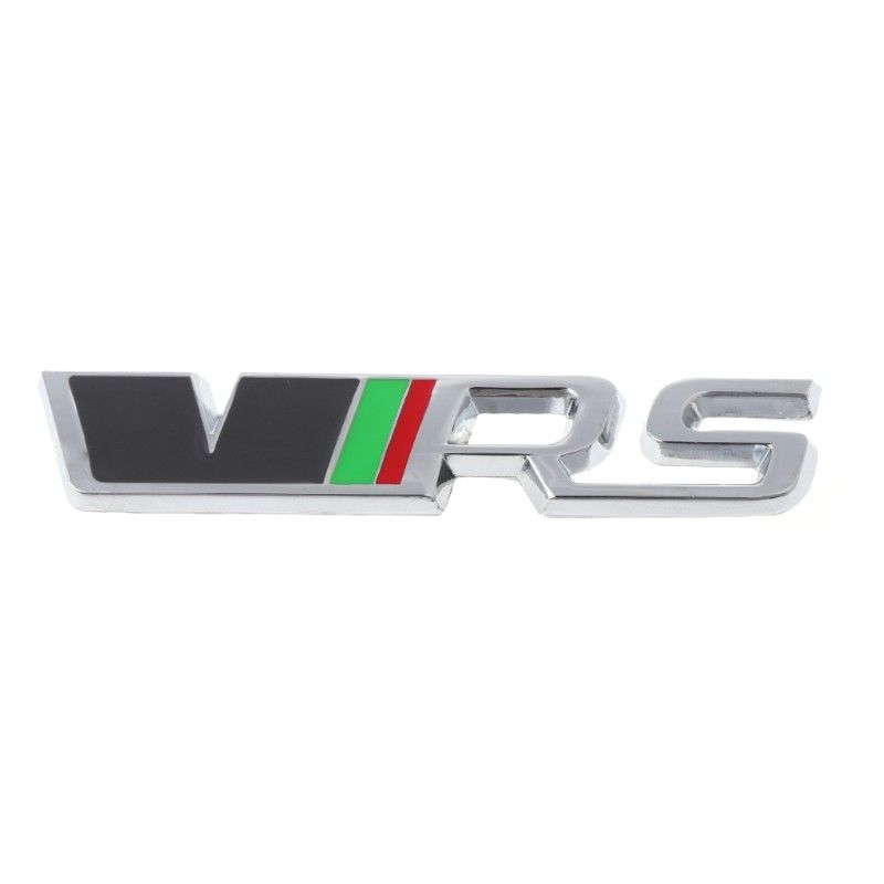 Znak Škoda RS nápis na auto Kovový samolepicí