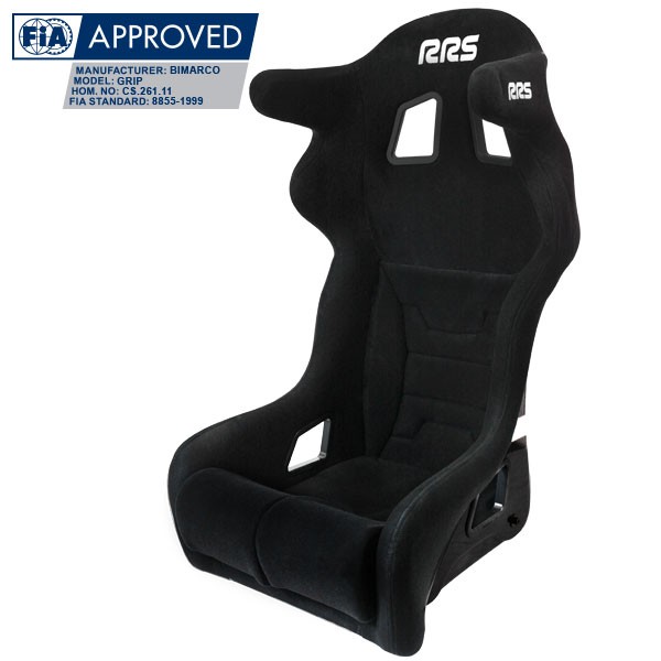 Závodní sedačka Grip 2 homologovaná FIA černá