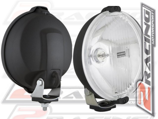 Akční set 2kusy Dálkové přídavné světlo parabola rally Wesem H3 12V (183mm) krytka Hella 1000