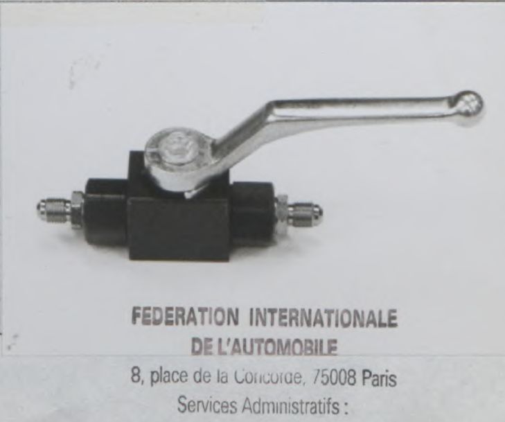 Uzavírací ventil brzdového okruhu