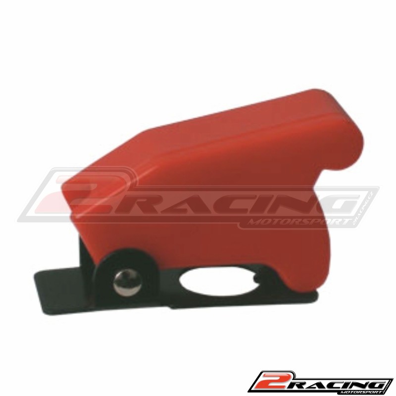 Krytka leteckého spínače - červená NEPRŮHLEDNÁ