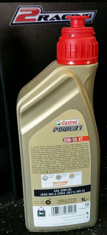 Castrol motocyklový olej Act Evo GP 4T 20W-50 - 1litr