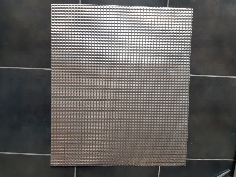 Tepelný termo štít hliníkový plech 600x500mm