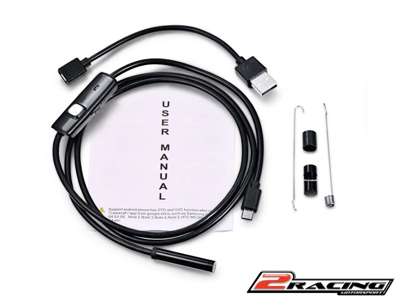 USB Endoskop kamera 6 LED 2m
