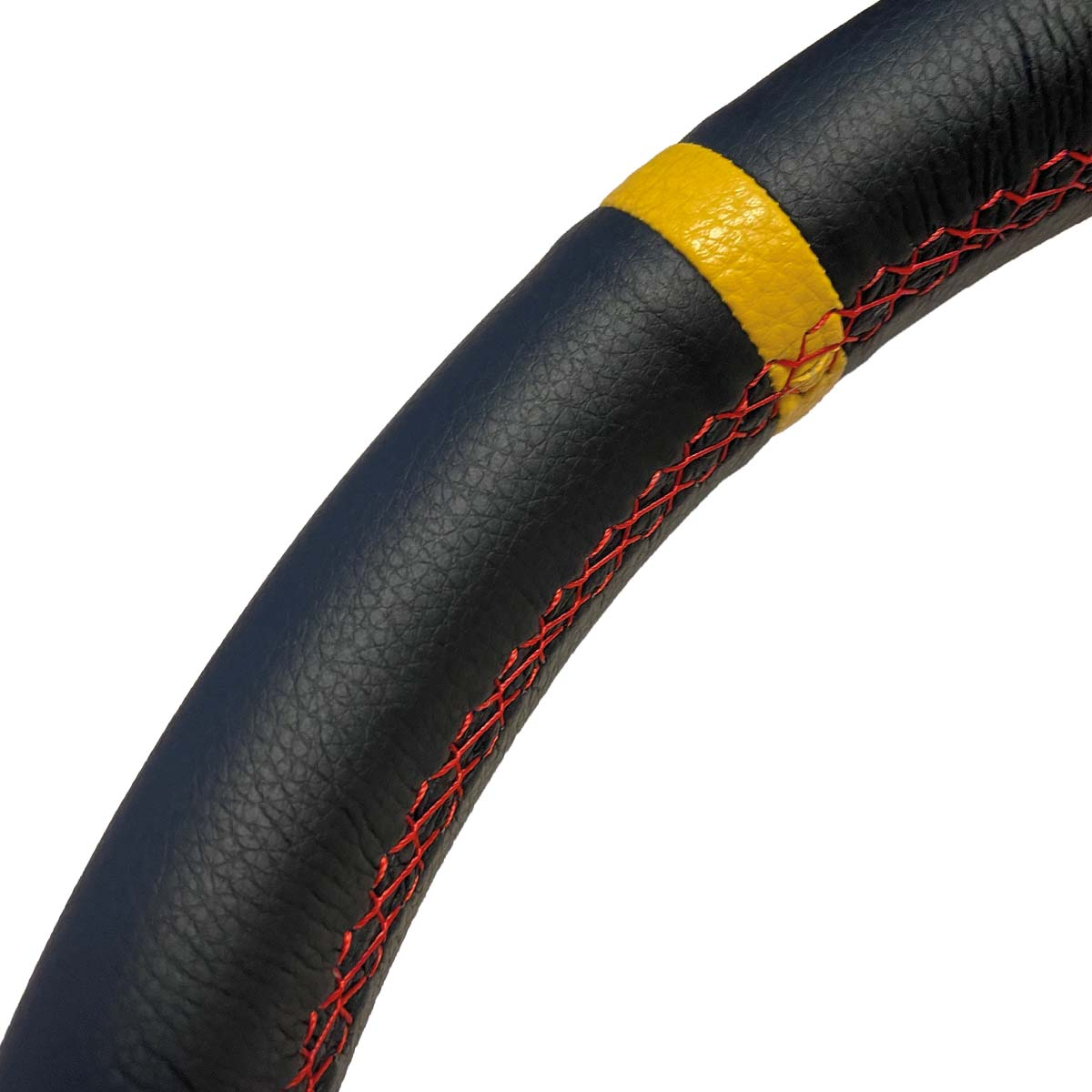 Závodní volant RRS Monte Carlo 350mm/65mm 3 ramenný hladká kůže