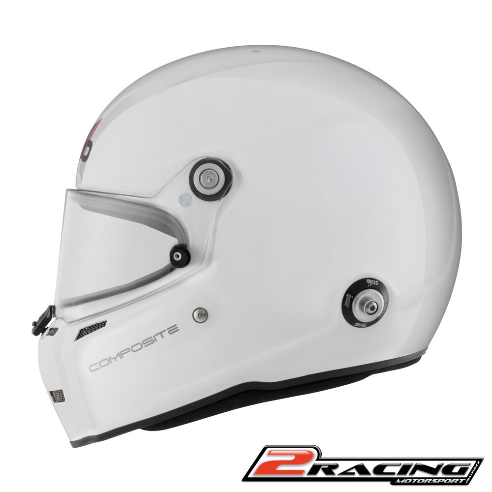 Integrální závodní helma Stilo ST5F N Composite Formula bílá