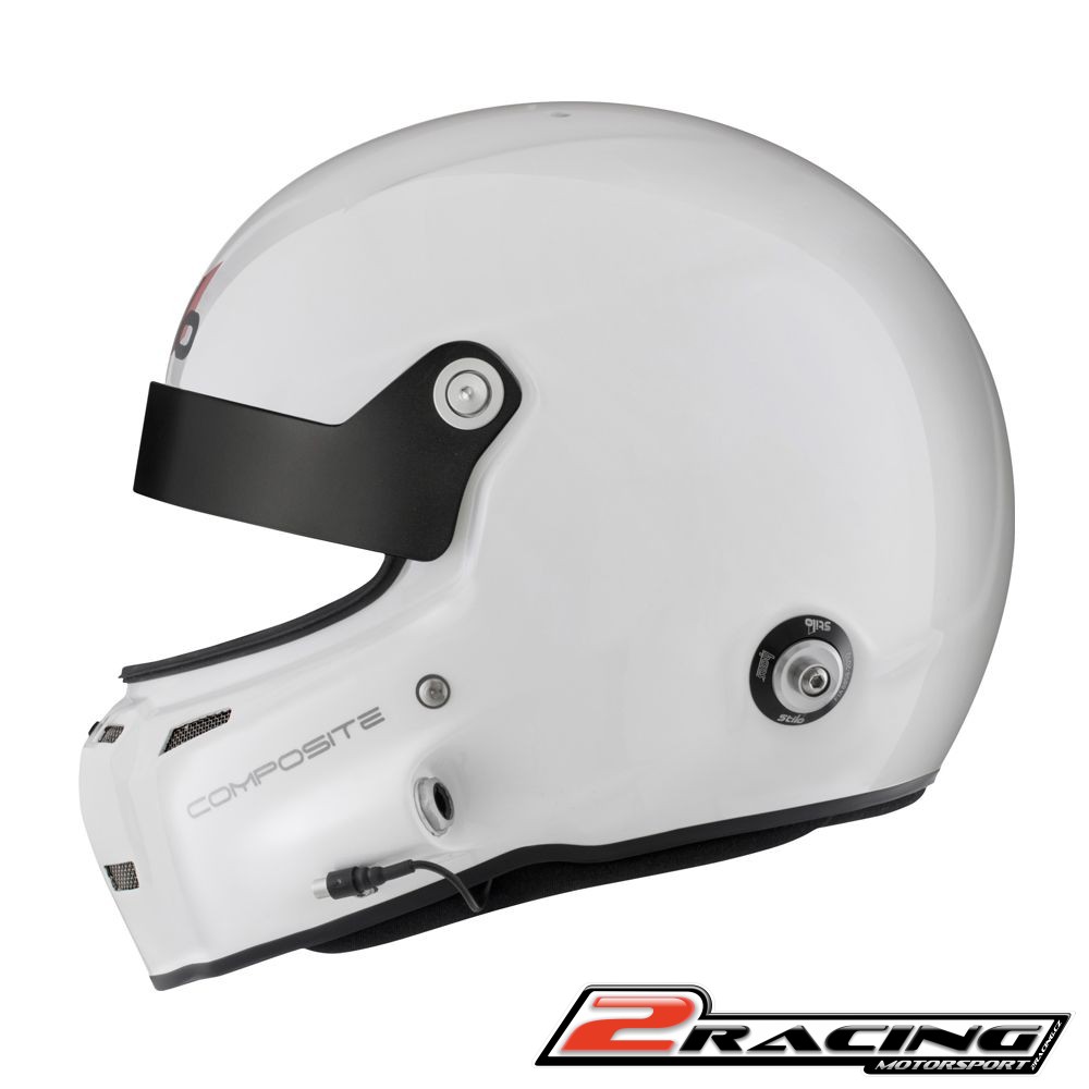 Integrální závodní helma Stilo ST5R Composite GT s interkomem bílá