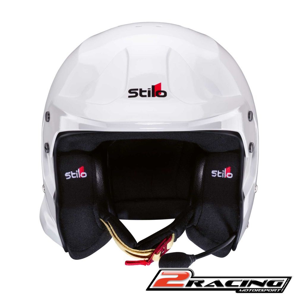 Jet otevřená závodní helma Stilo Venti Trophy Plus Composite FIA homologovaná bílá