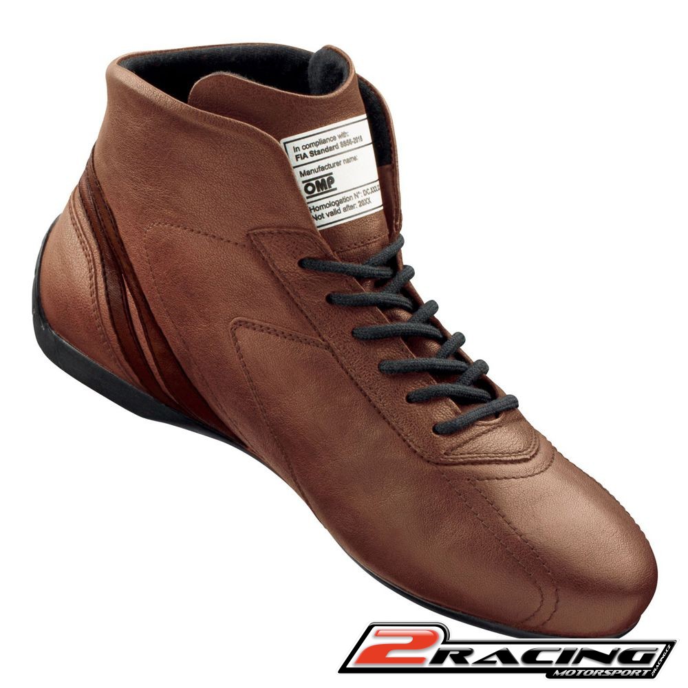 Závodní kožené boty FIA OMP Carrera
