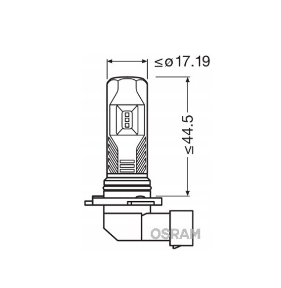 Osram LED Driving 12 V H10 42 9745CW