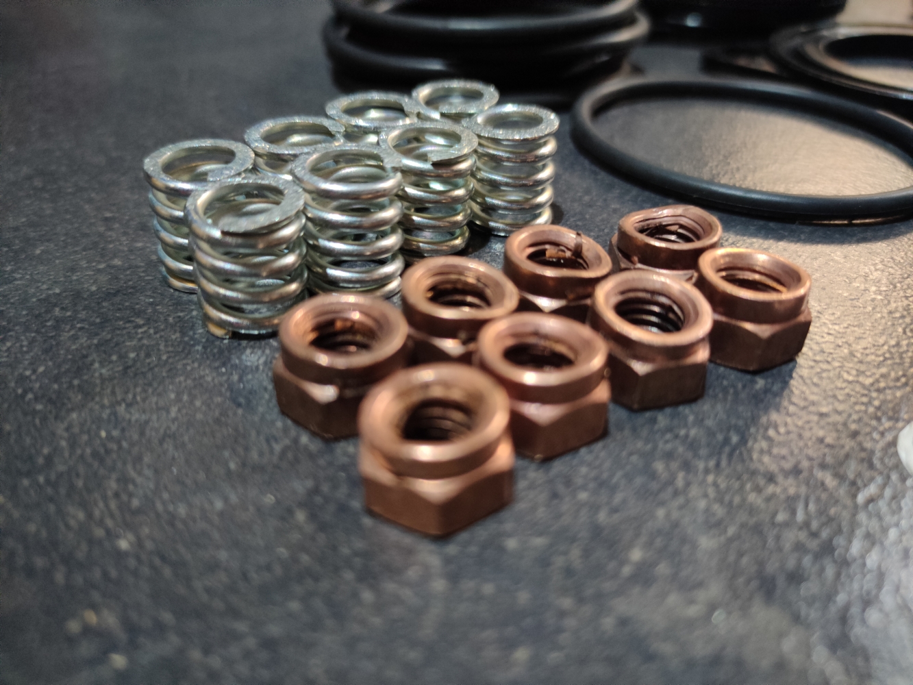 O kroužky antivibrační těsnění pro Weber, čtyřklapkové sání 45mm