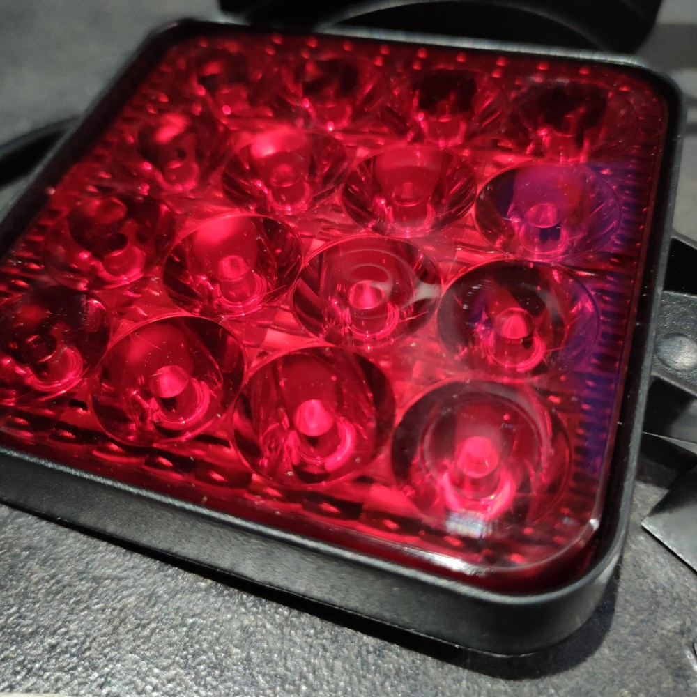 LED brzdové, koncové světlo červené autokros, buggy, formule