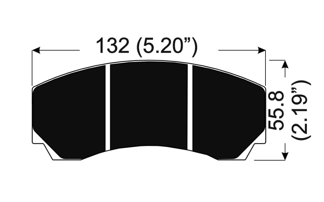 závodní brzdič AP Racing 4pístkové CP6720-23S4L a CP6720-22S4L
