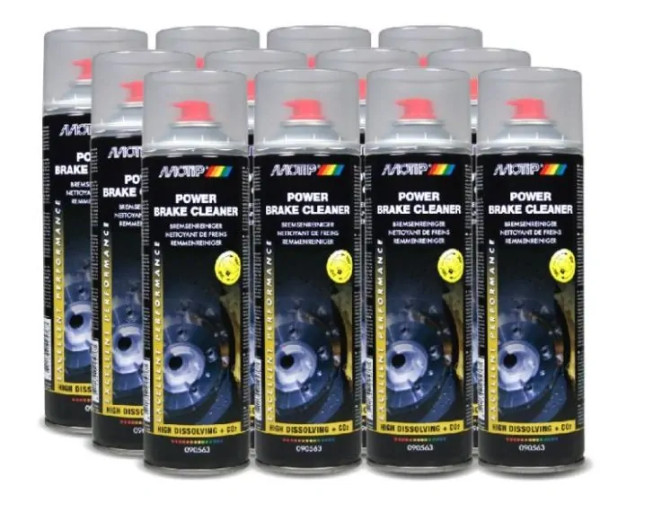 Čistič brzd 500 ml AUTO MOTO odmašťuje a čistí brzdy, spojky