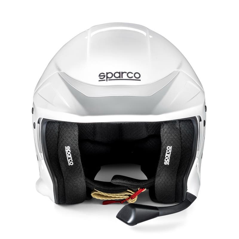 Sparco Flux RJ-i závodní Jet helma s interkomem FIA 8859-2024 bílá