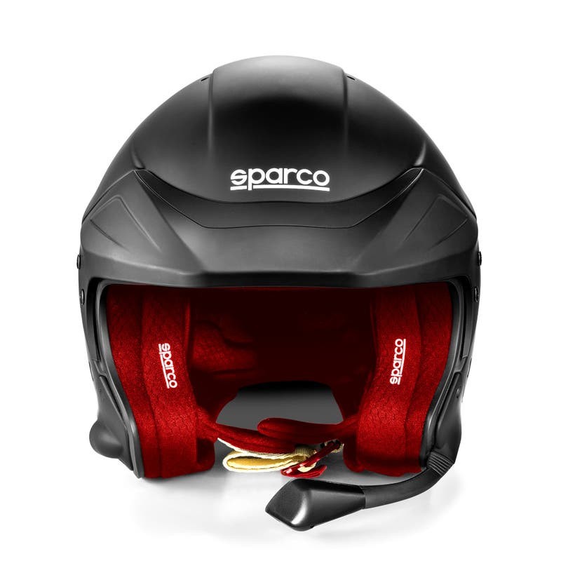 Sparco Flux RJ-i závodní Jet helma s interkomem FIA 8859-2024 černá/červená