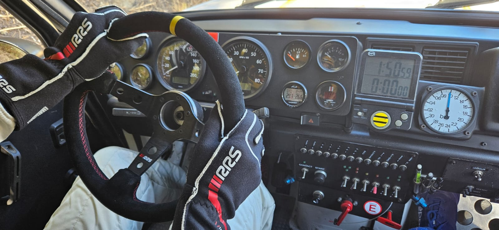 Rukavice Rrs Virage 3 FIA 8856-2018 nehořlavé černé