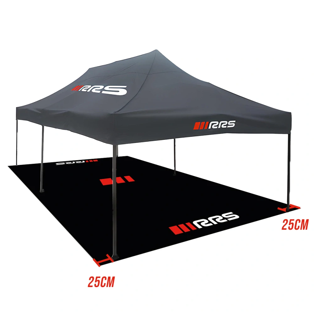 RRS Plachta pod auto 3,5x6 m voděodolná černá