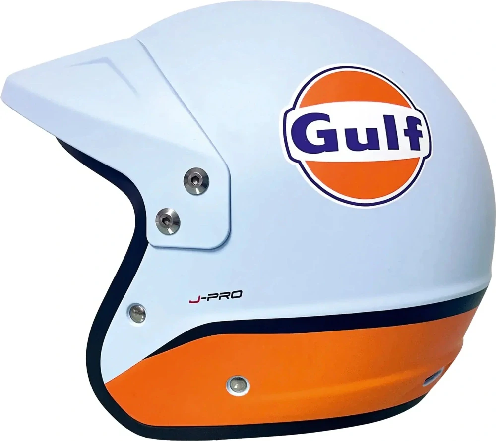 Jet otevřená závodní helma Sparco J-Pro Gulf Racing