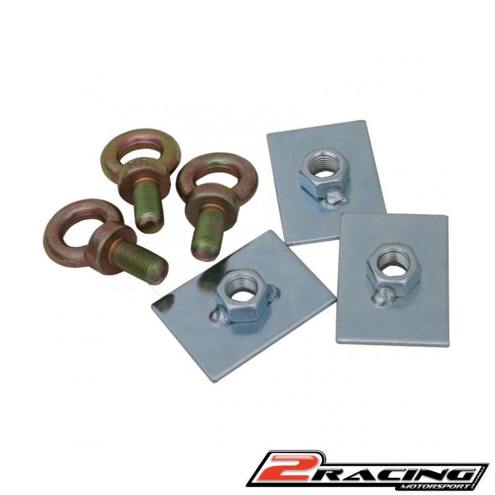 Popruh pro uchycení rezervy kola v autě rally