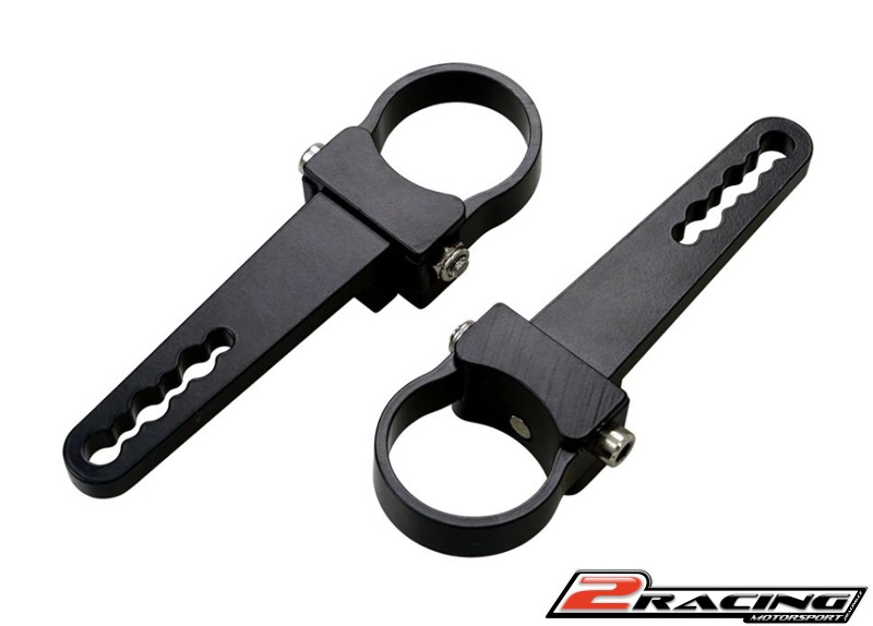 Alu držáky 44mm zrcátek, kamery, světelné LED rampy (1pár)
