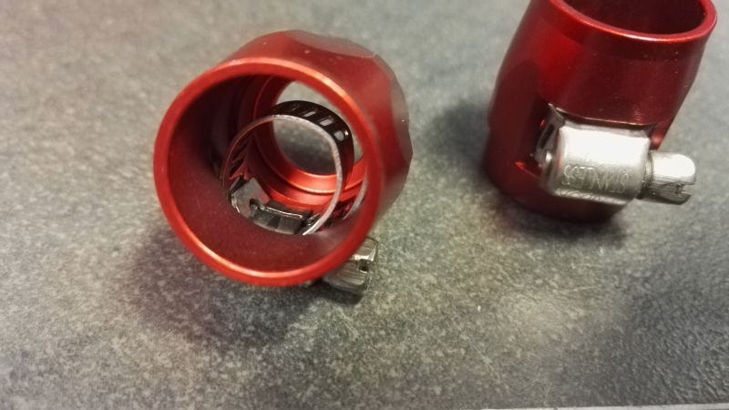 Hadicová hliníková svorka Goodridge průměr 16,51 mm