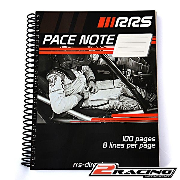 Roadbook zápisník na poznámky spolujezdce