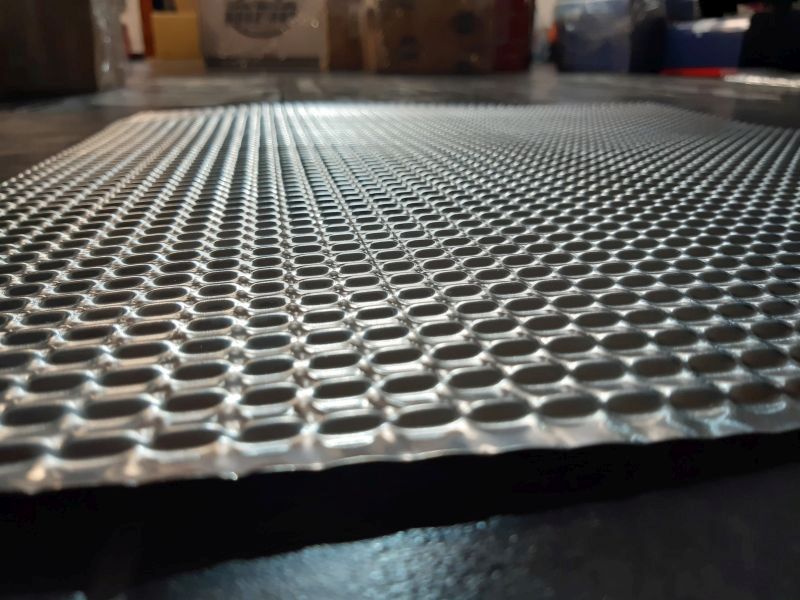 Tepelný termo štít hliníkový plech 600x500mm