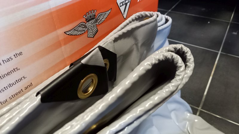 Plachta pod auto 3x6 m voděodolná Šedá, černá, modrá, grafitová
