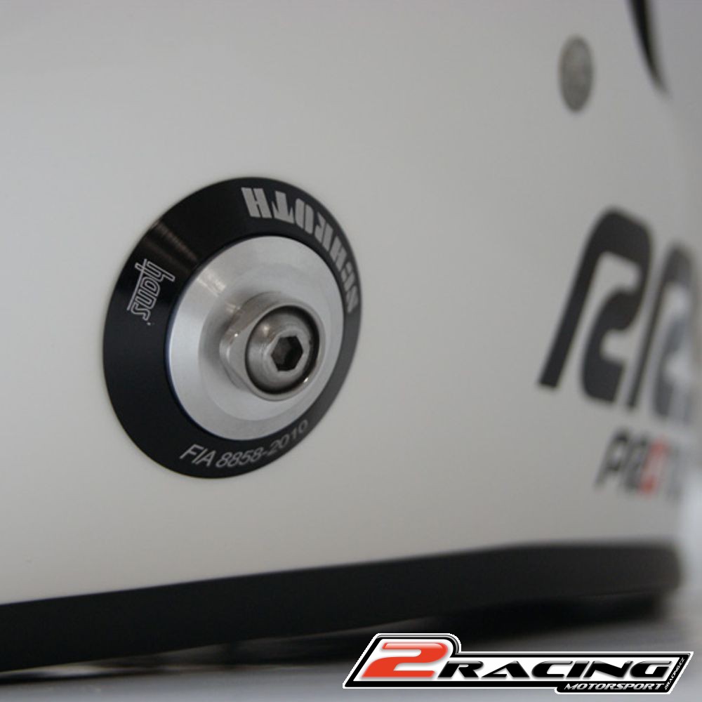 Integrální závodní helma HANS FIA 8859-2015 SNELL SA2020 bílá RRS Circuit