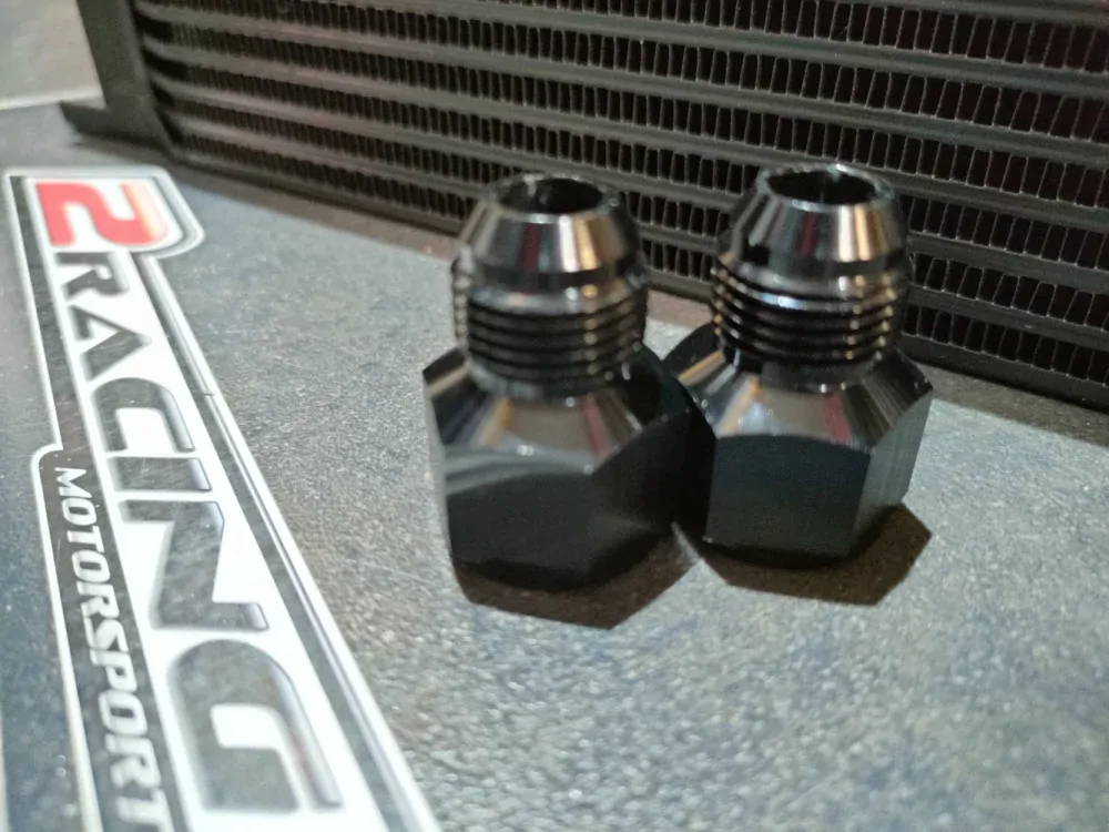 Olejový chladič z hliníku AN10 pro motor nebo převodovku 10.řadý (325x70x50mm)