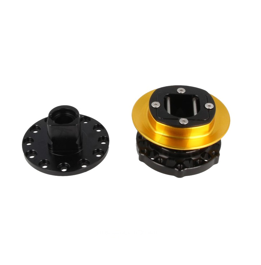 Rychlosnímatelný adaptér pod volant Racing Quick Snap Off steering stříbrná
