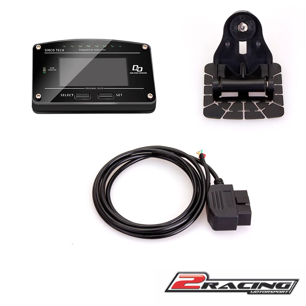 Dashboard OBD II připojení přístroj do závoďáku