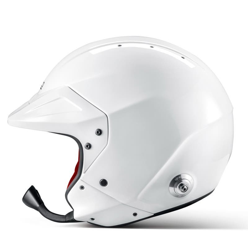Sparco Flux RJ-i závodní Jet helma s interkomem FIA 8859-2024 bílá/červená