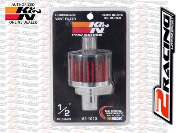 Oddechový filtr K&N na hadici 13mm -gumový top 62-1010