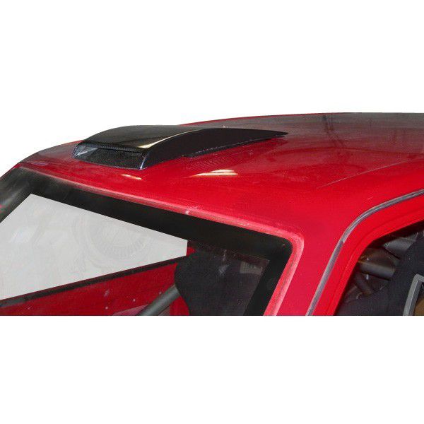 Karbonová ventilační kaplička na střechu vozu