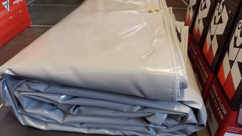 Plachta pod auto 3x6 m voděodolná Šedá, černá, modrá, grafitová